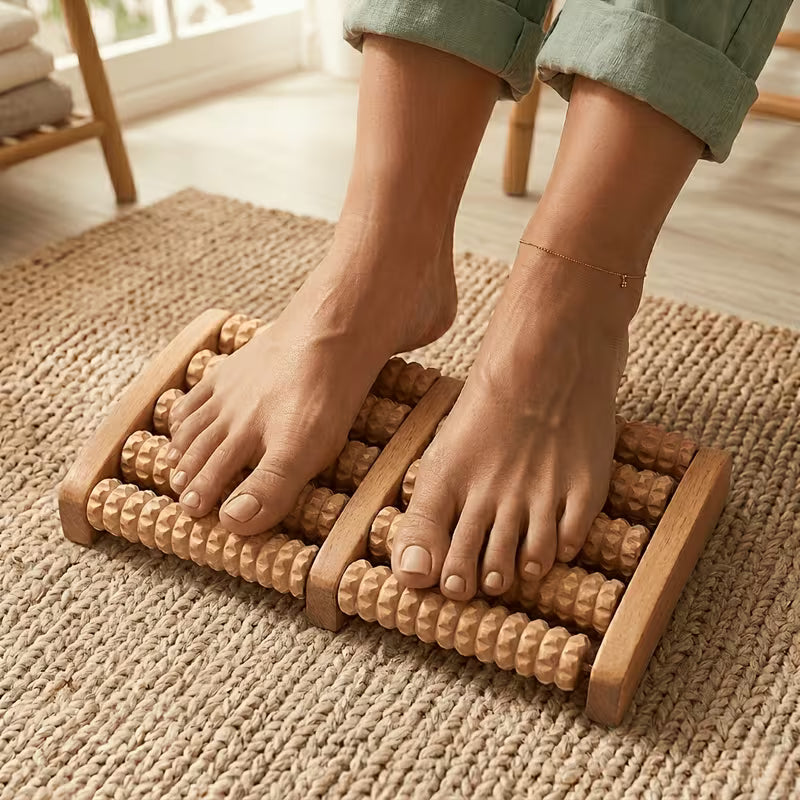 Wooden Foot Massager